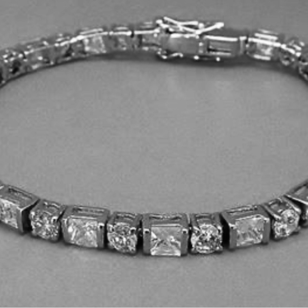 Sterling Silver 925 and CZ Tennis Bracelet
